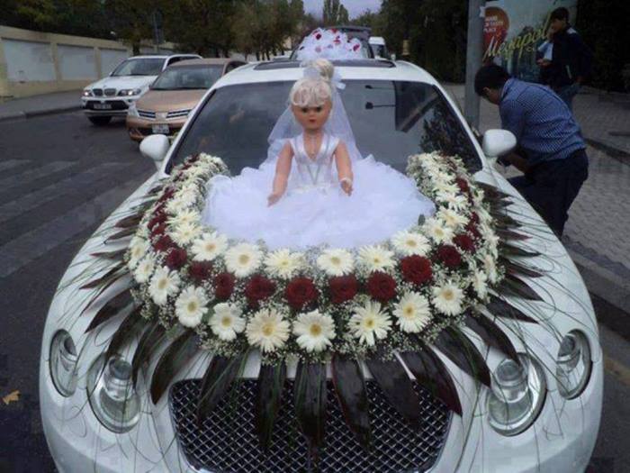 تزيين سيارات الزفاف بصورة مبتكرة , 	أفكار لتزيين سيارات الزفاف 2021