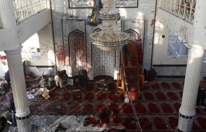 لقطات حصريه من تفجير مسجد العريش